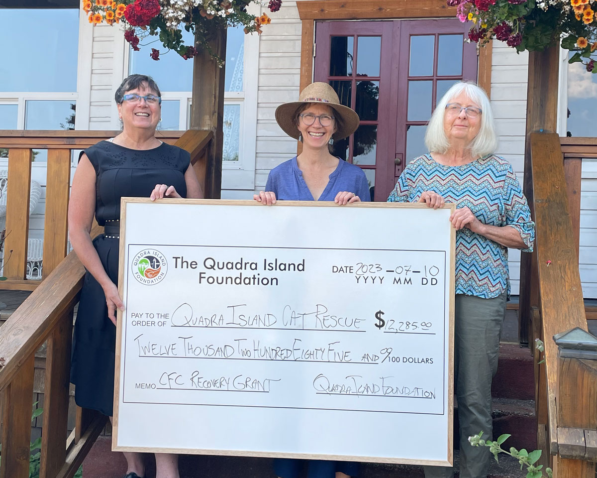 QIF grant recipient: Quadra Cat Rescue